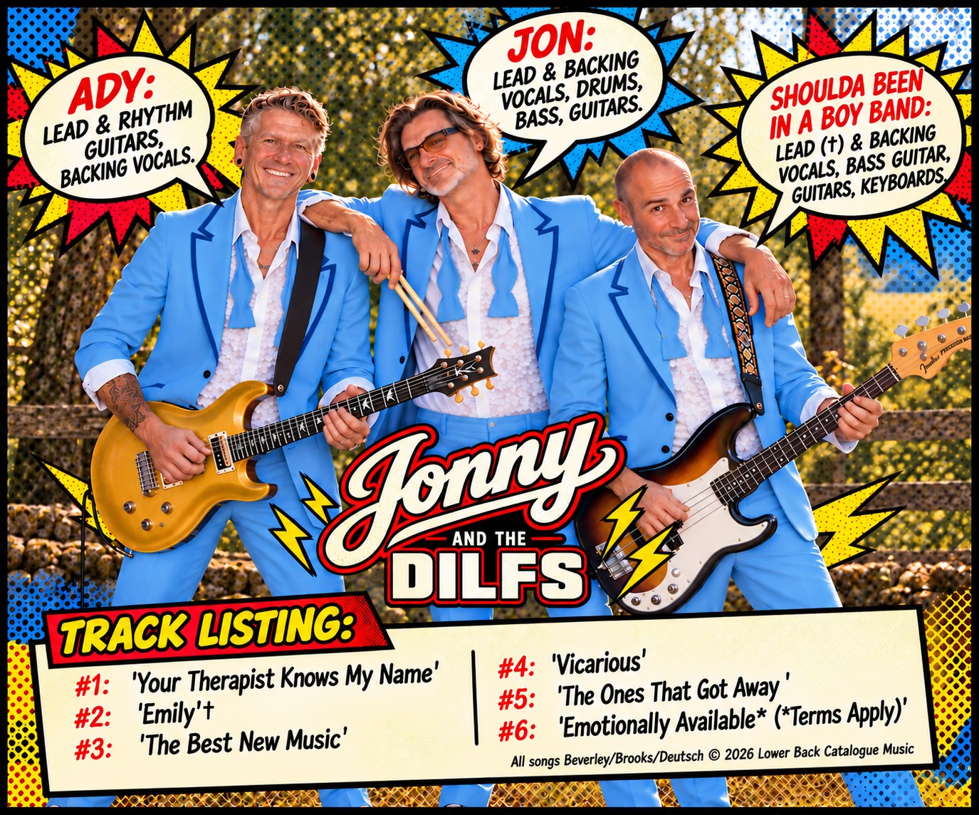 Jonny and The DILFs band portrait